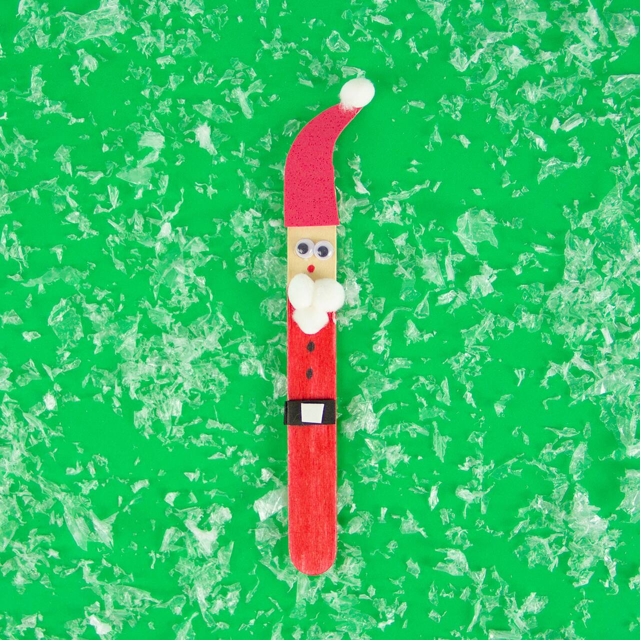 Craft Stick Santa